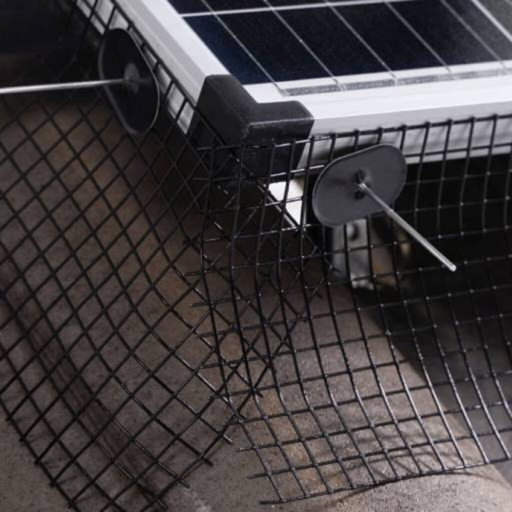 bird mesh solar solution in austrilia